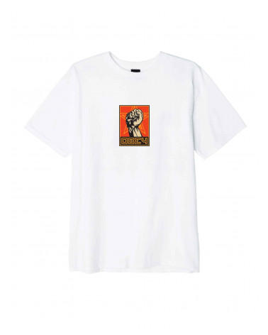 Obey T-Shirt Fist 30 Years - White