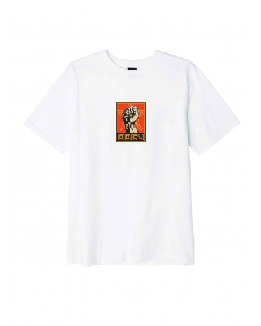 Obey T-Shirt Fist 30 Years - White