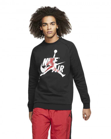 Jordan Felpa Classic Crew - Black