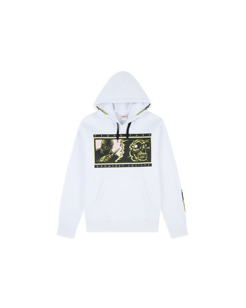 Doomsday Felpa Wrong Turn Hoodie - White
