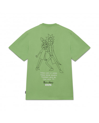 Octopus x Rick e Morty Wathc Tee - Lime