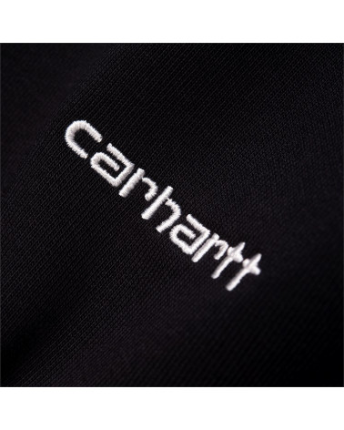 Carhartt Wip Felpa Script Embroidery Sweatshirt - Black