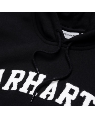Carhartt WIP Felpa Hooded Princeton Sweat - Black