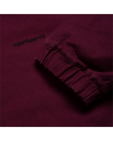 Carhartt Wip Giacca Canvas Coach Jacket - Merlot/Black