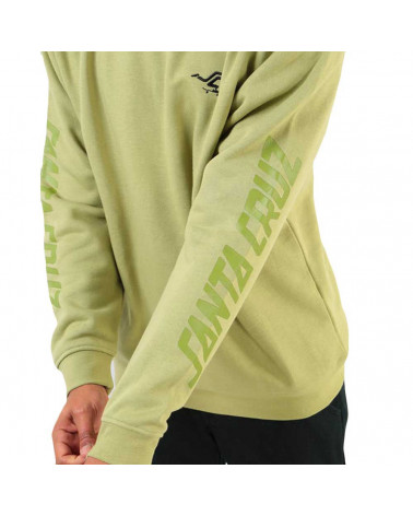 Santa Cruz Felpa Pusher Crew - Sage