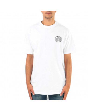 Santa Cruz T-Shirt Bone Wave Tee - White