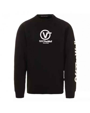 Vans Felpa Distorted Performance Crew - Black