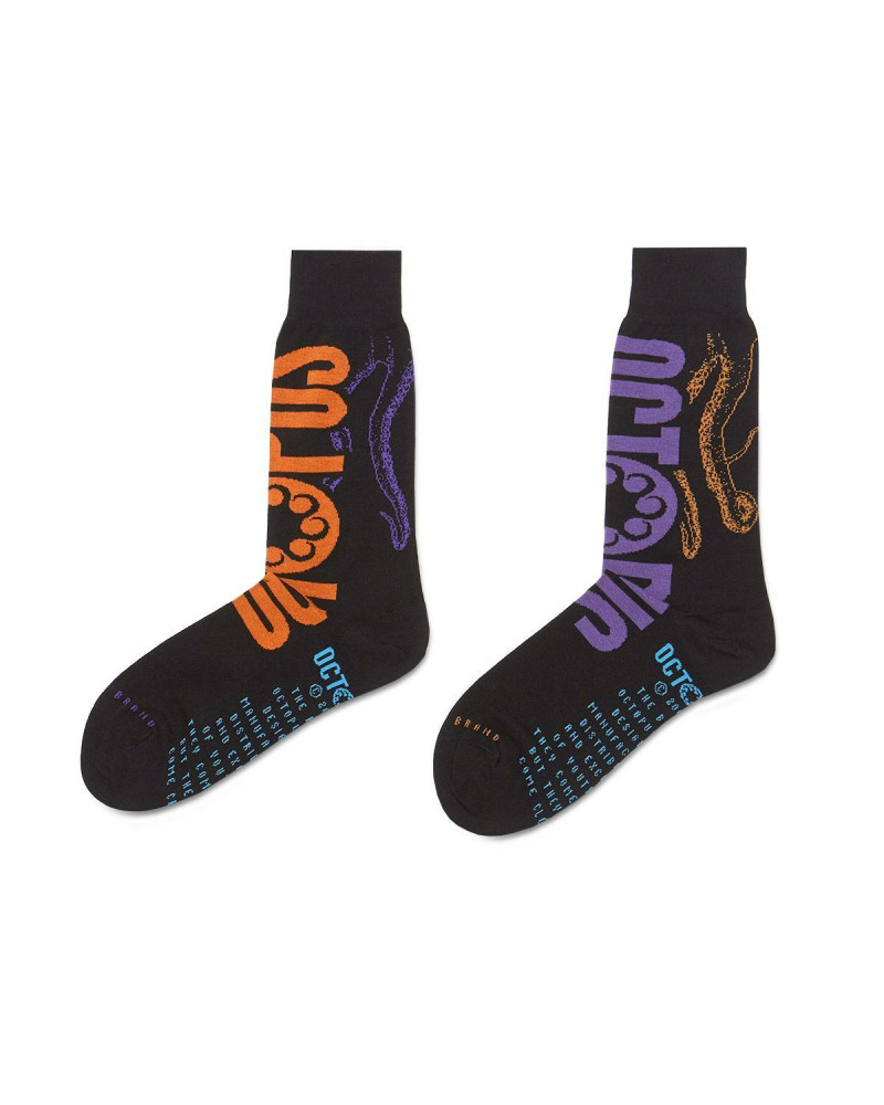 Octopus Calze Logo Socks - Black