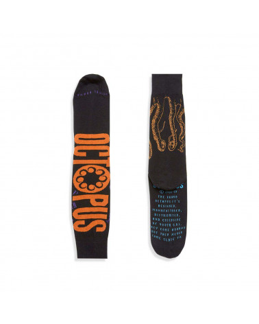 Octopus Calze Logo Socks - Black