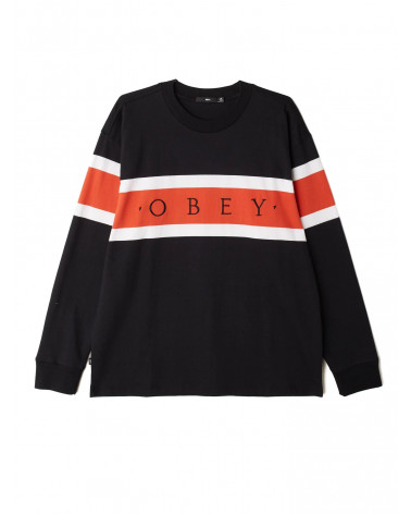 Obey T-Shirt Embrace L/S - Black
