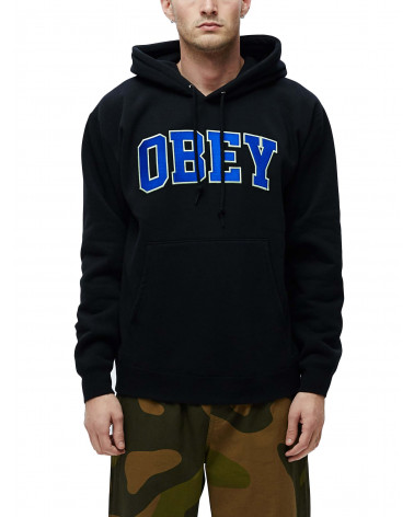 Obey Felpa Obey Sports Hood - Black