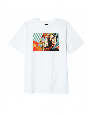 Obey Welcom Visitor T-Shirt - White