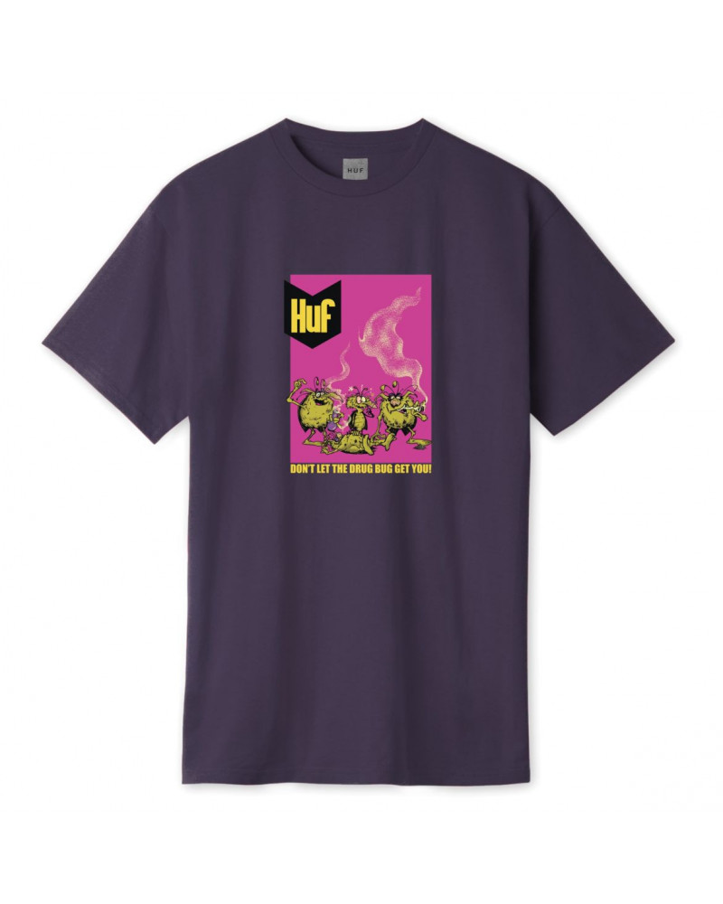 HUF Drug Bugs T-Shirt - Purple Velvet