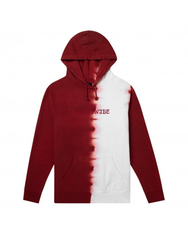 HUF Felpa Eclipse Hoodie - Rose Wood Red