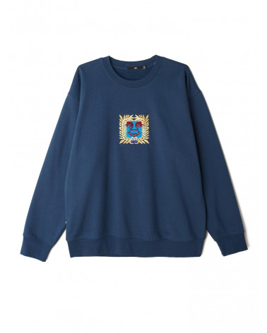 Obey Felpa Atlantic Crewneck - Navy