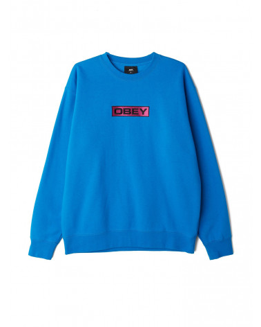 Obey Felpa Enigma Crew - Sky Azure