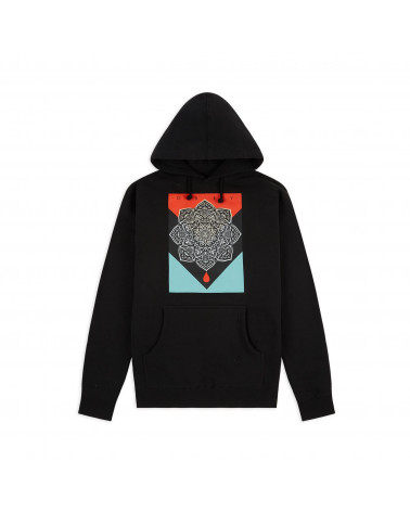 Obey Felpa Blood & Oil Mandala Hoodie - Black