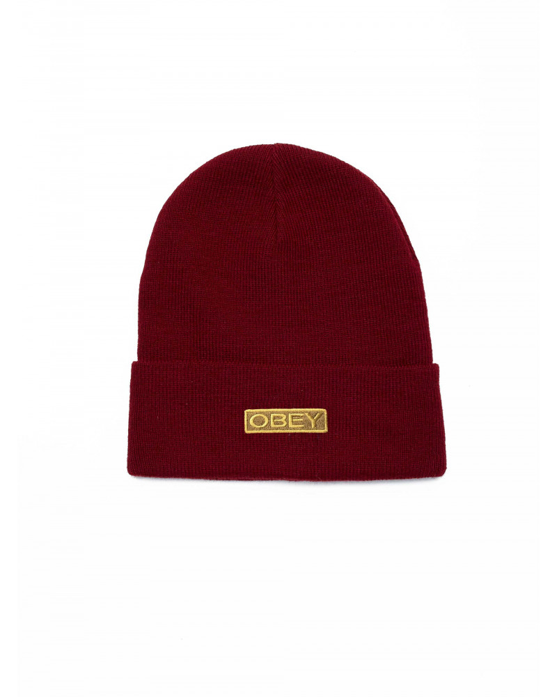 Obey Cappello Motion Beanie - Fig Red