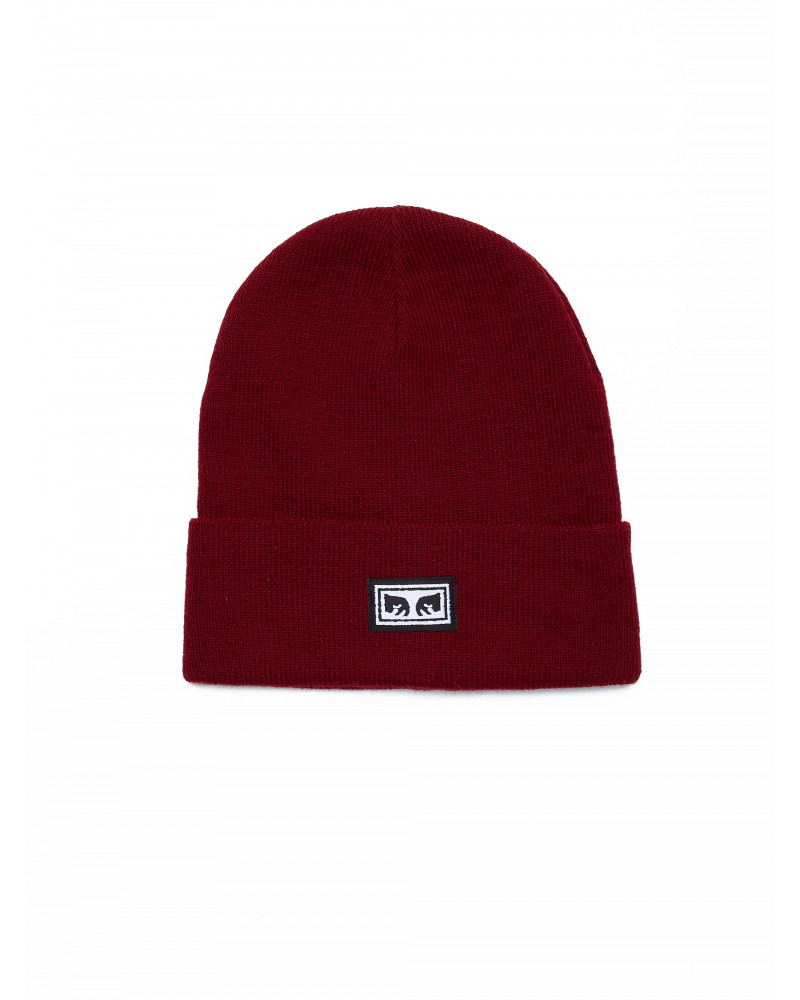 Obey Cappello Icon Eyes Beanie - Fig Red