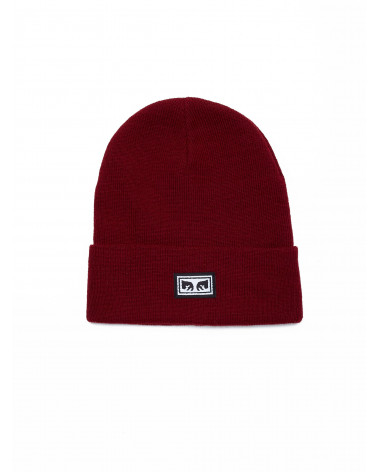 Obey Cappello Icon Eyes Beanie - Fig Red
