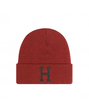 HUF Cappello Classic H Beanie - Rose Wood Red