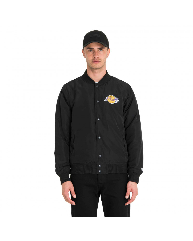 New Era Giacca NBA Team Logo Jacket Los Angele Lackers - Black