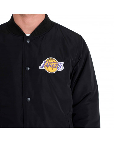 New Era Giacca NBA Team Logo Jacket Los Angele Lackers - Black