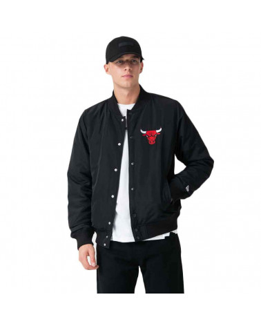 New Era Giacca NBA Team Logo Jacket Chicago Bulls - Black