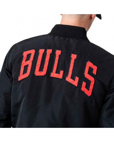 New Era Giacca NBA Team Logo Jacket Chicago Bulls - Black