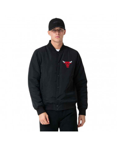 New Era Giacca NBA Team Logo Jacket Chicago Bulls - Black