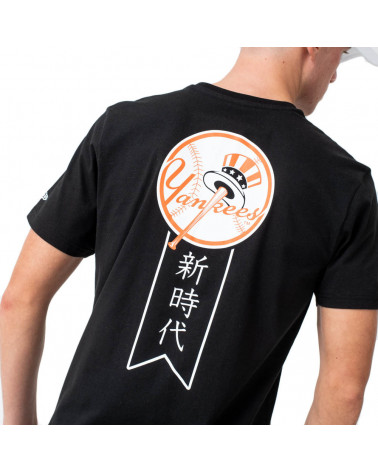 New Era T-Shirt MLB Far East Tee New York Yankees - Black