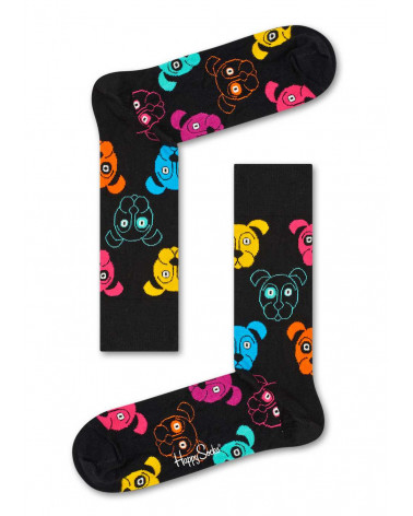 Happy Socks Calze Dog - Black