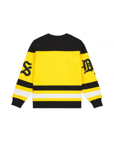 Doomsday Felpa Panther Hockey Crewneck - Black/Yellow