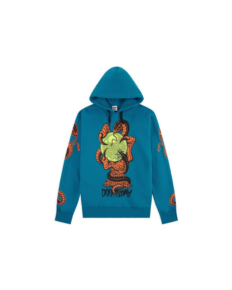 Doomsday Felpa Omen Hoodie - Petrol