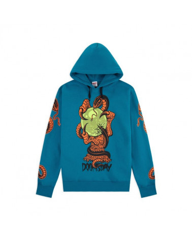 Doomsday Felpa Omen Hoodie - Petrol