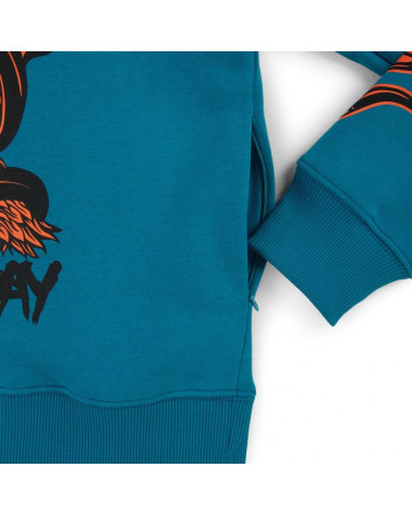 Doomsday Felpa Omen Hoodie - Petrol