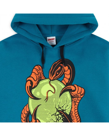 Doomsday Felpa Omen Hoodie - Petrol