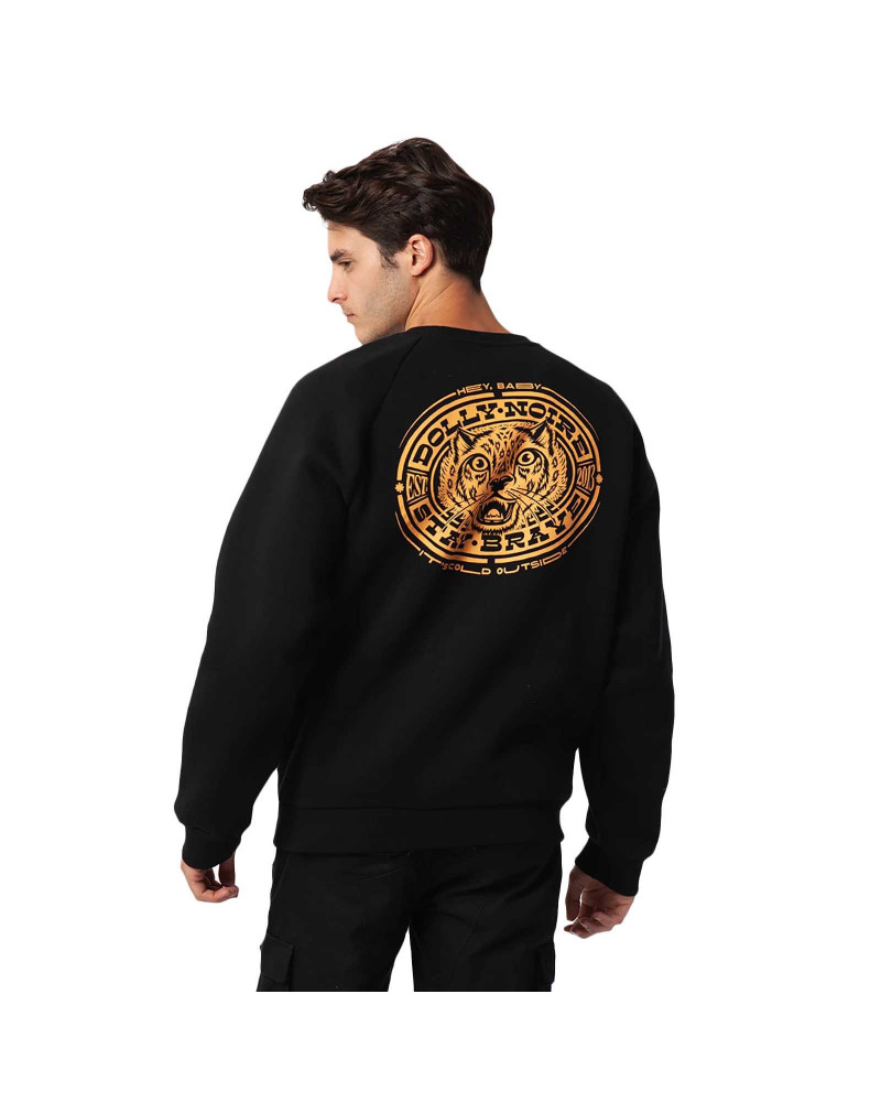 Dolly Noire Felpa Snow Leopard - Black