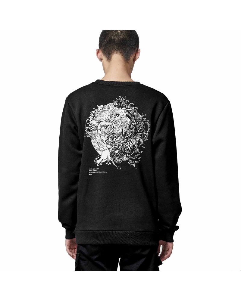 Dolly Noire Felpa Tao Crewneck - Black
