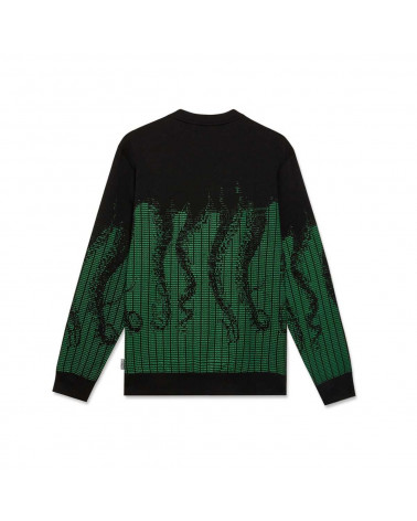 Octopus - Felpa Octopus Ascii Crewneck - Green/Black