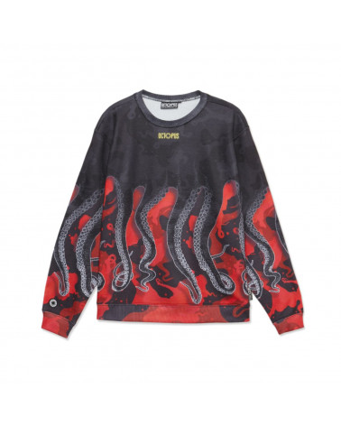 Octopus - Felpa Octopus Crewneck - Red Camo
