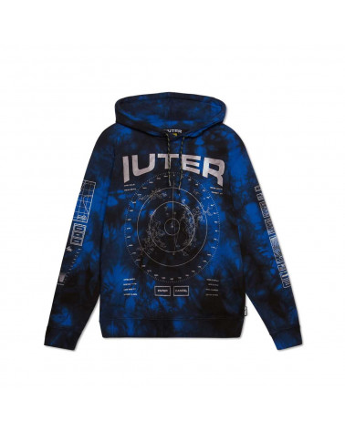 Iuter - Felpa Iuter Radar Marble Hoodie - Dark Navy