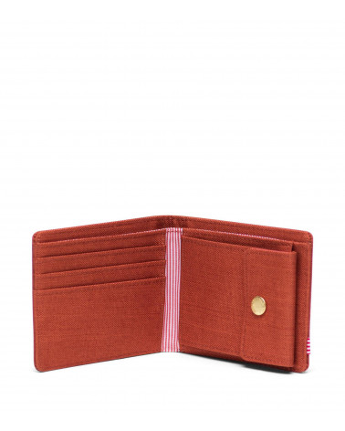 Herschel - Portafogli Roy Coin - Picante Crosshatch