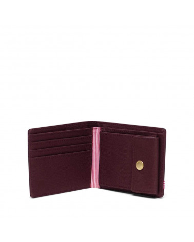Herschel - Portafogli Roy Coin - Plum/Arose