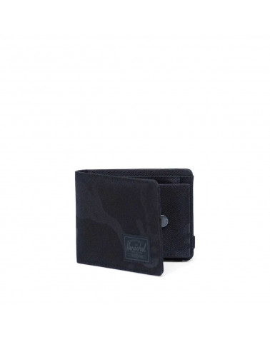 Herschel - Portafogli Roy Coin - Black Tonal