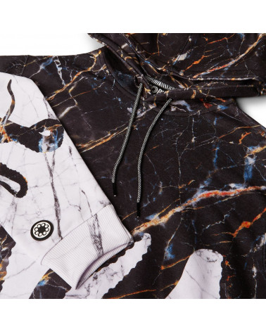 Octopus - Felpa Octopus Hoodie Carrara - Black