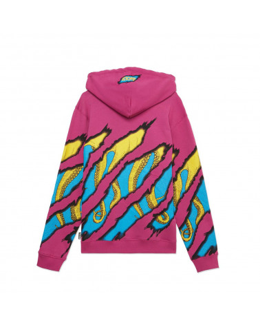 Octopus - Felpa Octopus Hoodie Ripper - Fuchsia