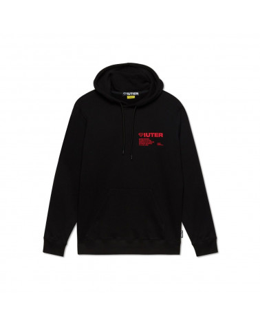 Iuter - Felpa Iuter Info Hoodie - Black