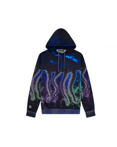 Octopus - Felpa Octopus Thunder Hoodie - Black