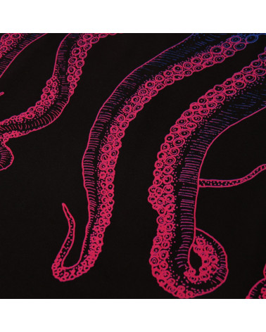 Octopus T-Shirt Gradient Tee - Sunset Black